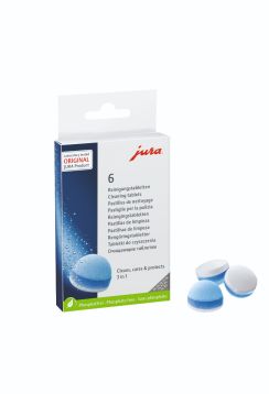 JURA 3-phase Cleaning Tablets (6pcs)